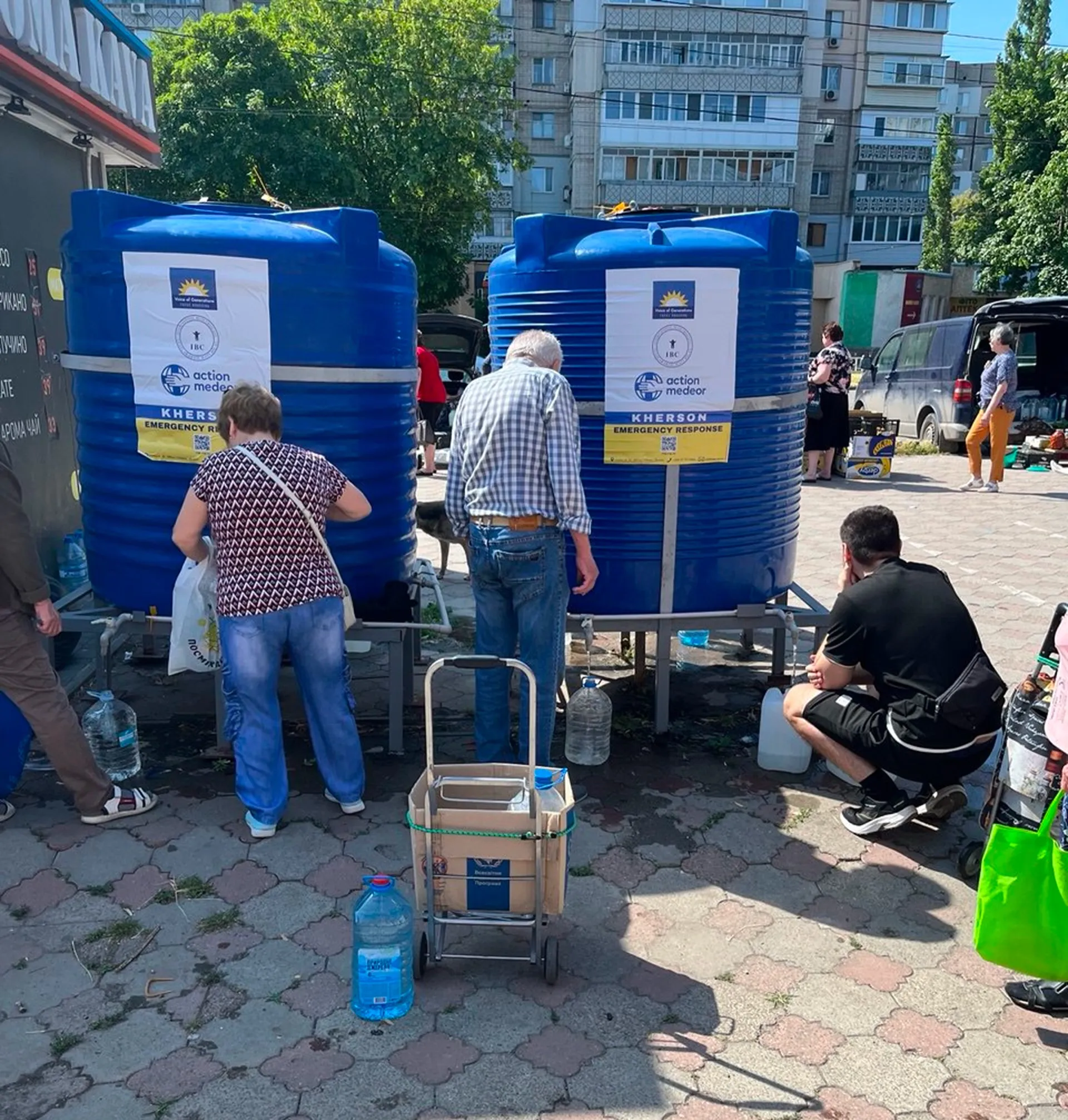 WEEKLY DRINKING WATER SUPPLY RESUMES IN KHERSON WITH SUPPORT FROM VOICE OF GENERATIONS